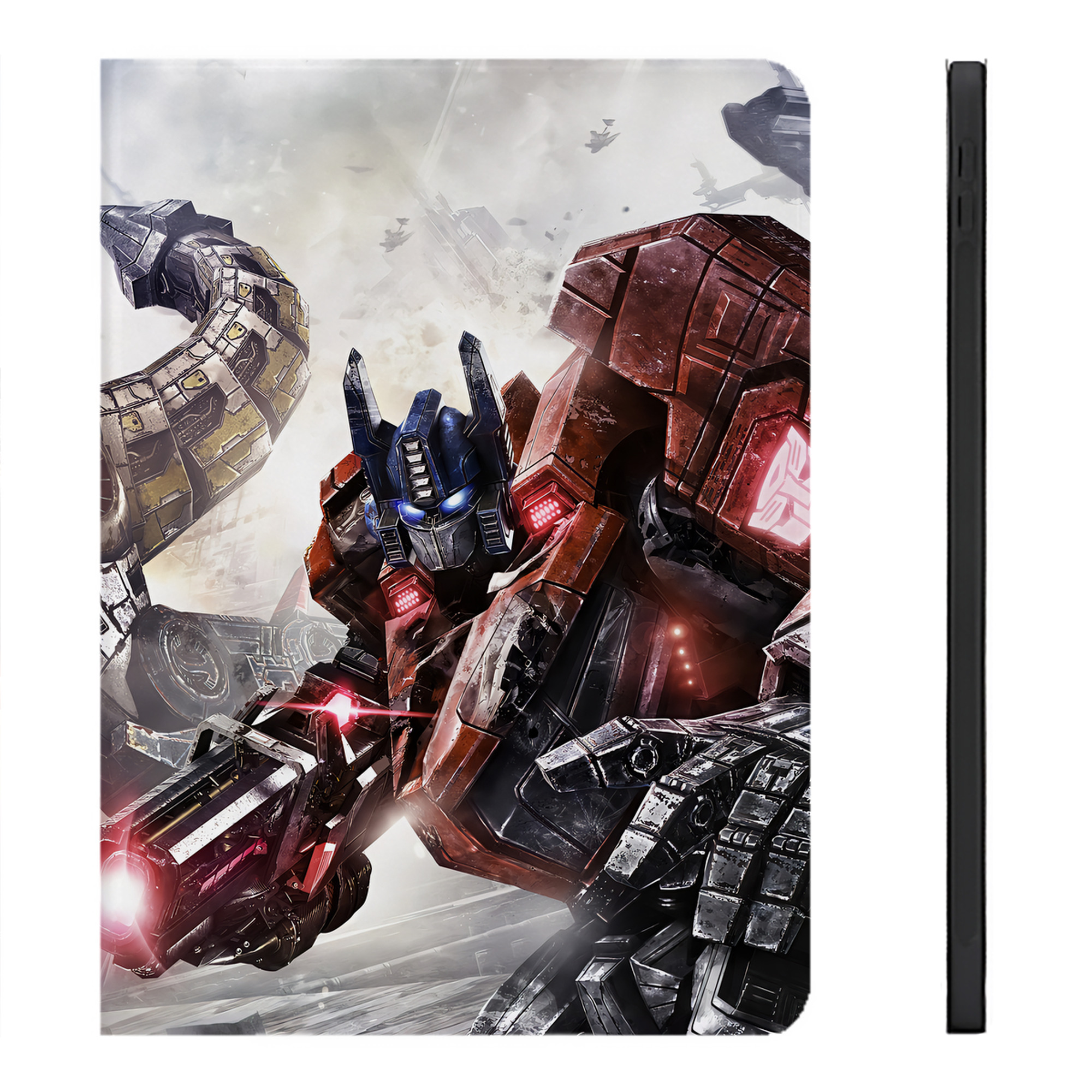 （画像用） Transformers トランスフォーマー IPadケース ペンホルダー付き ブックスタイルデザイン